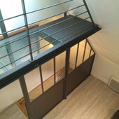verriere metallique type industrielle type atelier style art deco plancher de verre auvergne rhone alpes cantal