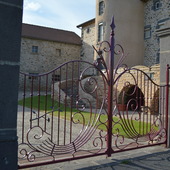 portail fer forger sculpter auvergne rhone alpes cantal