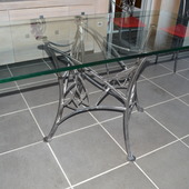 mobilier fer forger chaise table auvergne rhone alpes cantal