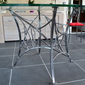 mobilier fer forger chaise table auvergne rhone alpes cantal