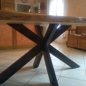 mobilier fer forger chaise table auvergne rhone alpes cantal