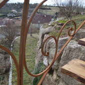 escalier fer forger debillarder sculpter eclairage led bois auvergne rhone alpes cantal